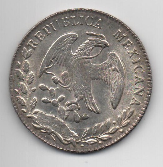 MEXICO DEL AÑO 1884 DE 8 REALES